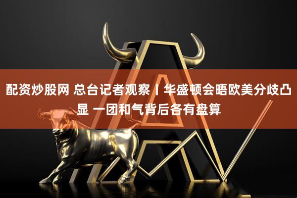 配资炒股网 总台记者观察丨华盛顿会晤欧美分歧凸显 一团和气背后各有盘算